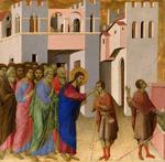 欧洲12-19世纪油画五_DUCCIO DI Buoninsegna - Healing of the Blind Man